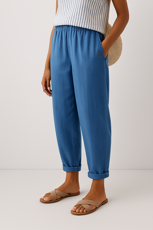 Women’s Relaxed Casual Loose Fit Ankle Pants