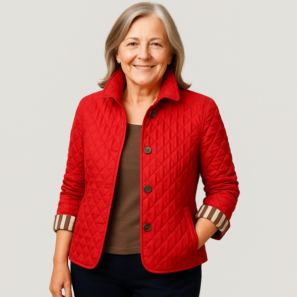 Women's Quilted Lightweight Everyday Button Jacket