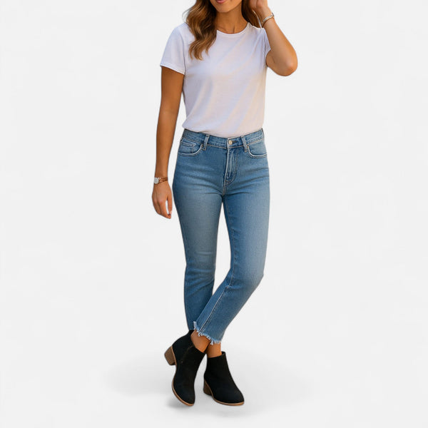 Casual Block Heel Side Zip Ankle Boots