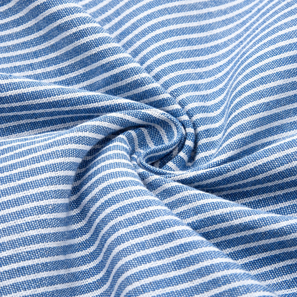 Women’s Striped Button Detail Short Sleeve Midi Dress