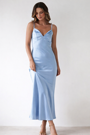 Cowl Neck Slip Maxi Dress for Women