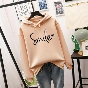 Women's Smile-Love Hoodie Relaxed Fit