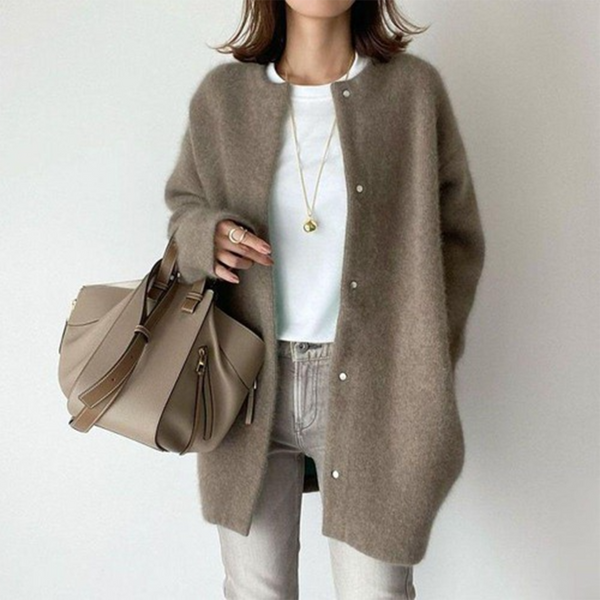 Women's Open Front Knit Cardigan