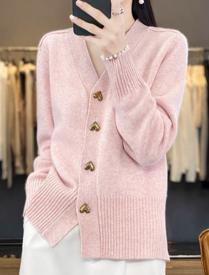 Soft Knit Women’s V-Neck Button Cardigan