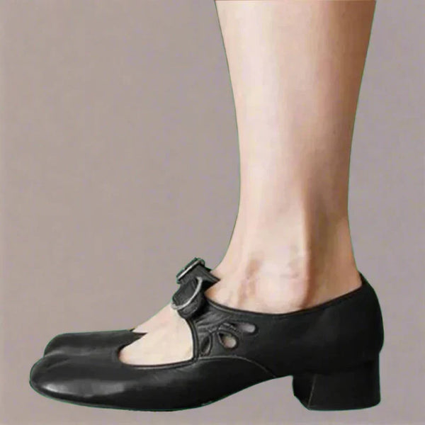 Women’s Vintage Mary Jane Low-Heel Pumps