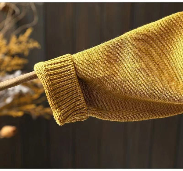 Women's Oversized Knit Cardigan with Patch Pocket