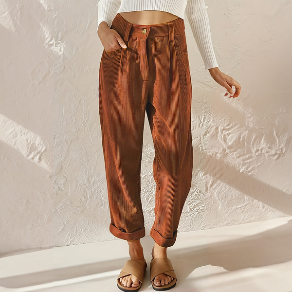 Women’s Relaxed Corduroy Tapered Pants