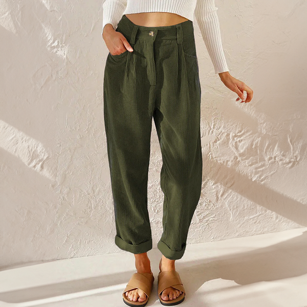 Women’s Relaxed Corduroy Tapered Pants