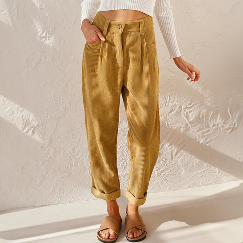 Women’s Relaxed Corduroy Tapered Pants