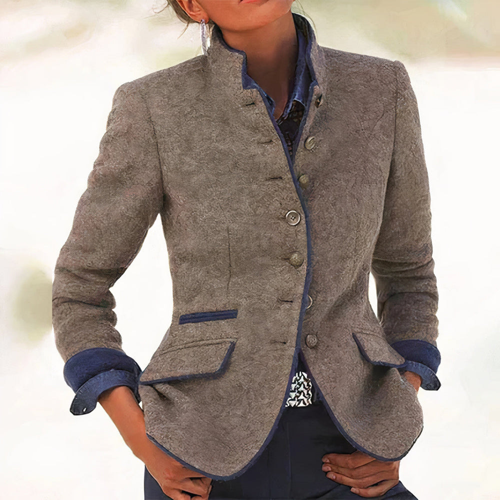 Women's Structured Blazer with Classic Lapels
