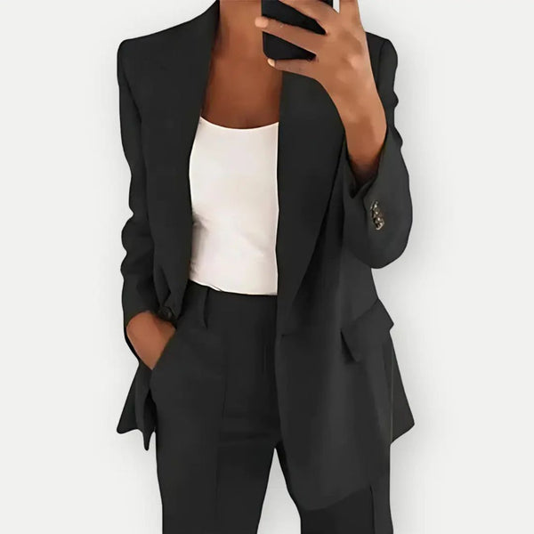 Chic Tailored Blazer and Pants Set