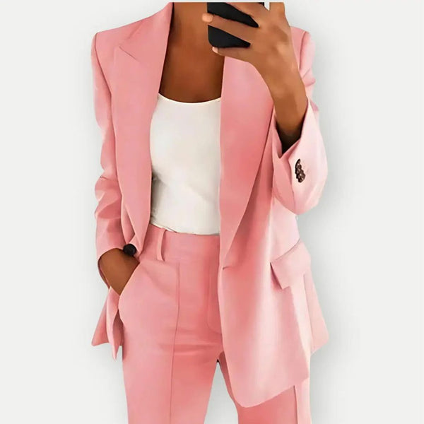 Chic Tailored Blazer and Pants Set
