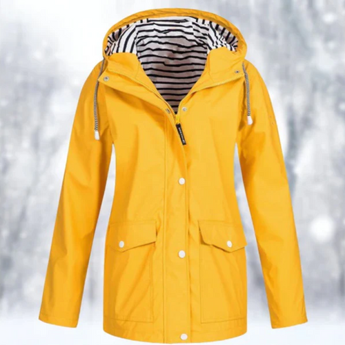 Women's Hooded Utility Button Front Jacket