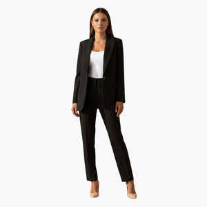 Tailored Notch Lapel Women's Suit Set Slim Fit