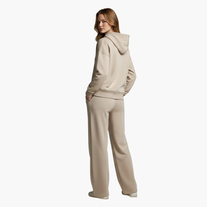 Women’s Hooded Two-Piece Tracksuit Set with Matching Pants