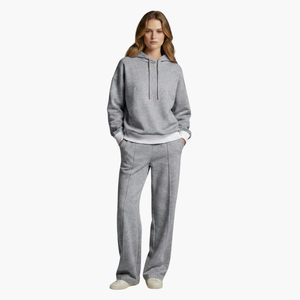 Women’s Hooded Two-Piece Tracksuit Set with Matching Pants