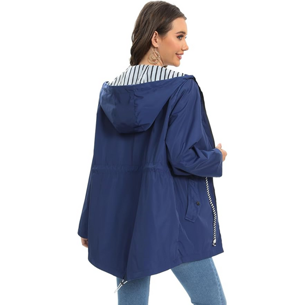 Women's Waterproof Jacket with Adjustable Hood