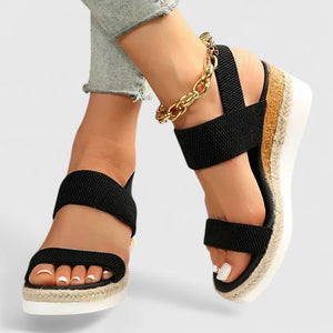 Women’s Espadrille Open-Toe Platform Sandals