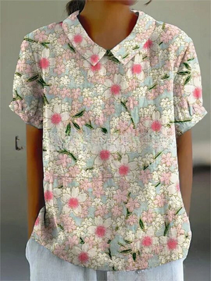 Chic Vintage Floral Blouse | Casual Style