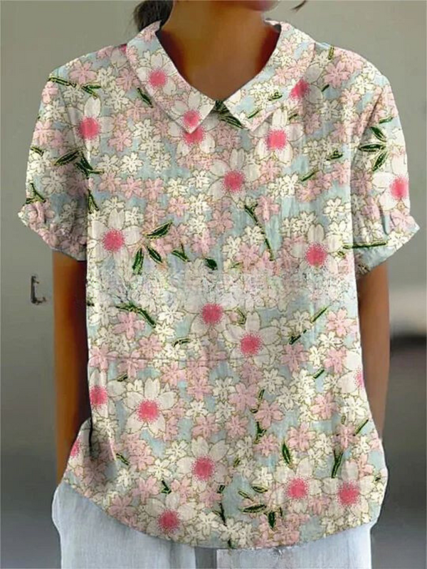 Chic Vintage Floral Blouse | Casual Style
