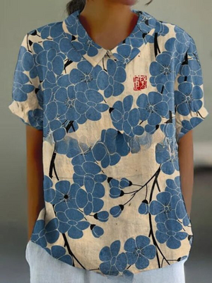 Chic Vintage Floral Blouse | Casual Style