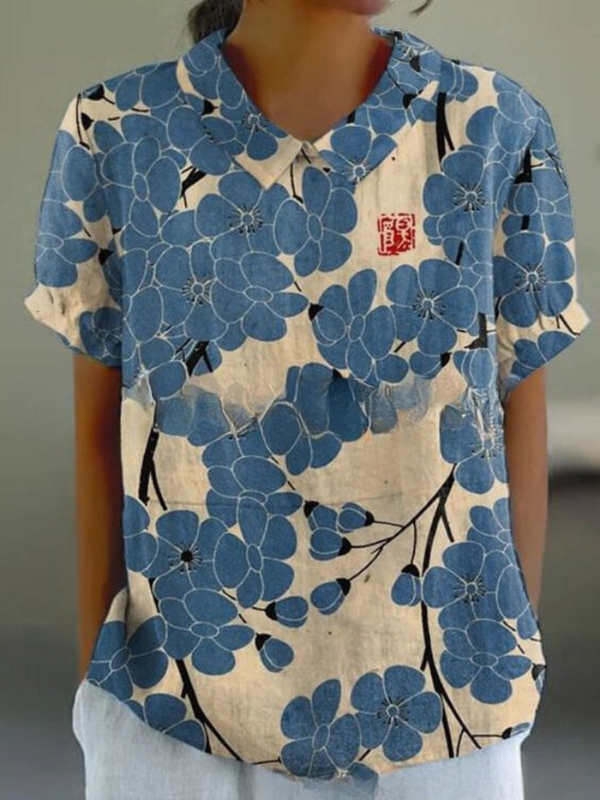 Chic Vintage Floral Blouse | Casual Style