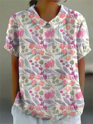 Chic Vintage Floral Blouse | Casual Style