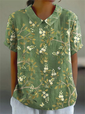 Chic Vintage Floral Blouse | Casual Style