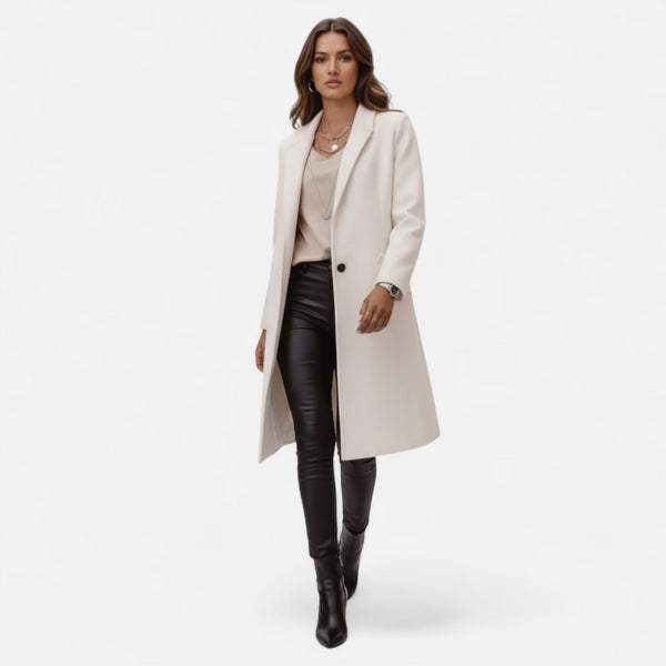 Women’s Longline Tailored Coat Elegant Fit