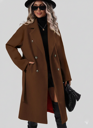 Women’s Classic Double-Breasted Trench Coat