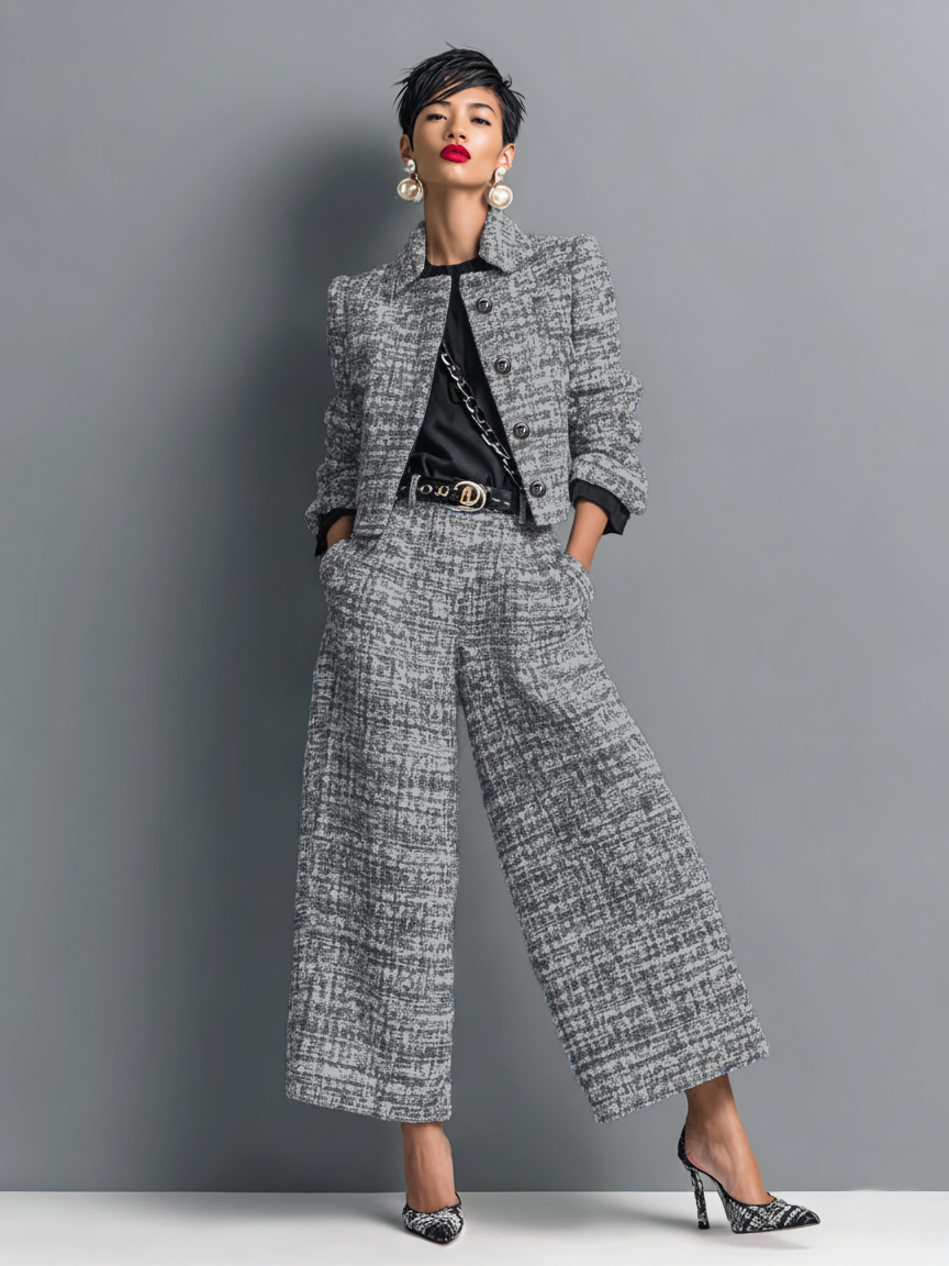 Women's Chic Two-Piece Co-Ord Set