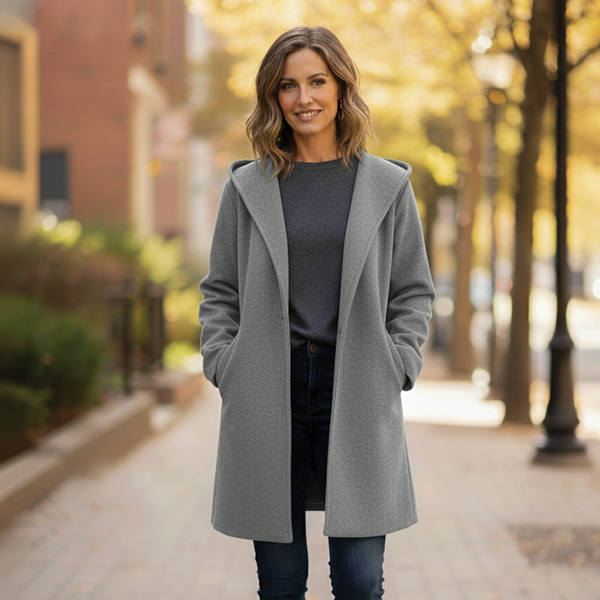 Cozy Oversized Hooded Coat for Women