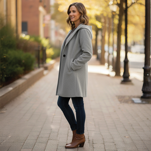 Cozy Oversized Hooded Coat for Women