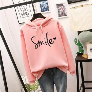 Women's Smile-Love Hoodie Relaxed Fit