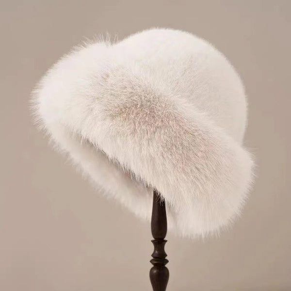 Plush Faux Fur Winter Hat for Women