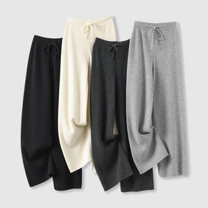 Women’s Drawstring Casual Wide-Leg Pants