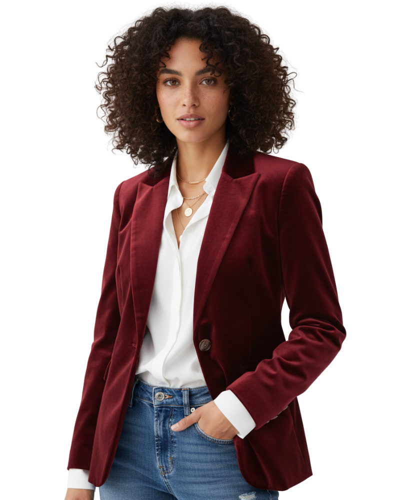 Women’s Tailored Smart Casual Blazer Jacket