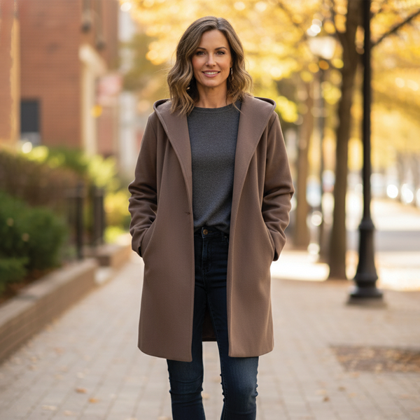 Cozy Oversized Hooded Coat for Women