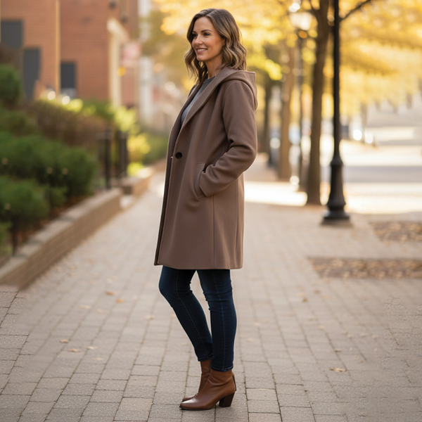 Cozy Oversized Hooded Coat for Women