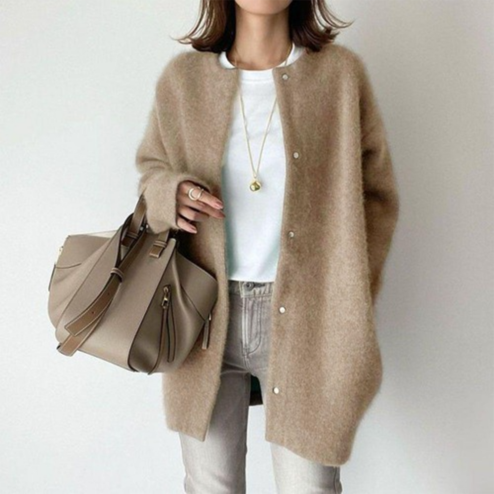 Women's Open Front Knit Cardigan