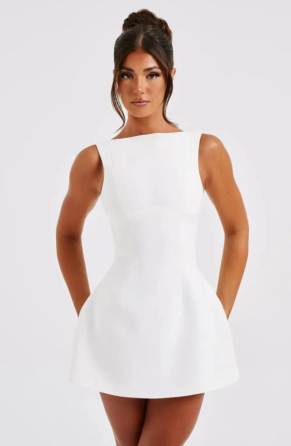Elegant A-Line Mini Dress