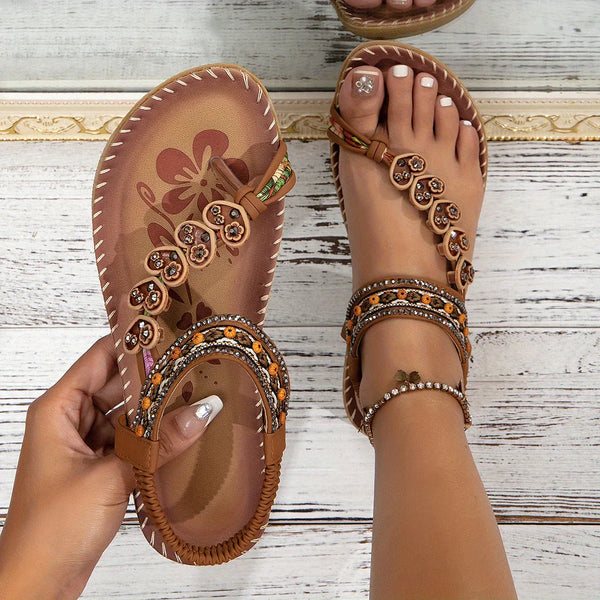 Sandalias estilo bohemio con diseño Lelia