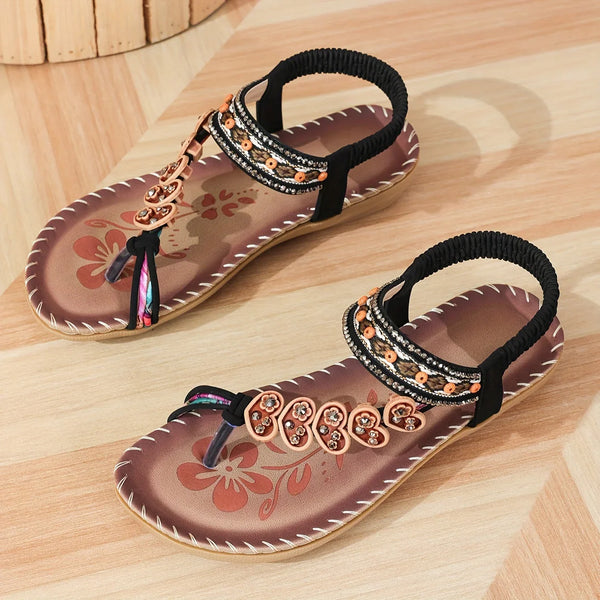 Sandalias estilo bohemio con diseño Lelia