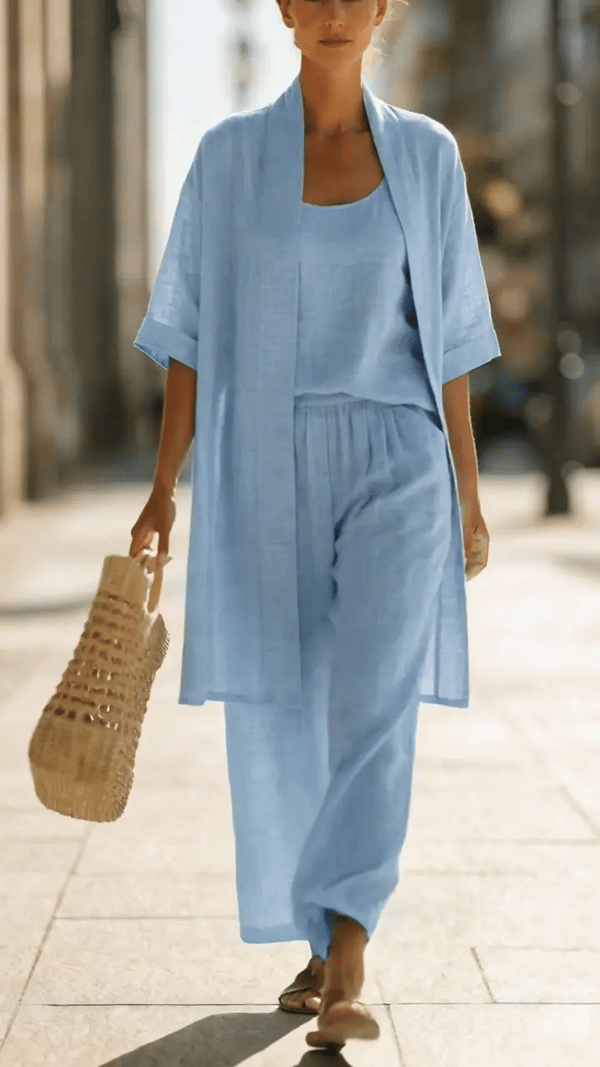 Women’s Coordinated Three-Piece Lounge Set