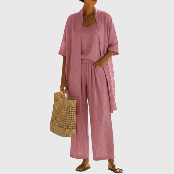 Women’s Coordinated Three-Piece Lounge Set