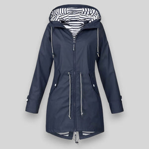 Women's Waterproof Jacket with Adjustable Hood