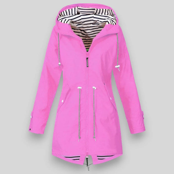 Women's Waterproof Jacket with Adjustable Hood