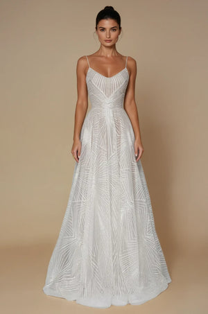 Elegant Celestial Radiance Dress