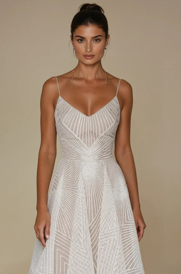 Elegant Celestial Radiance Dress