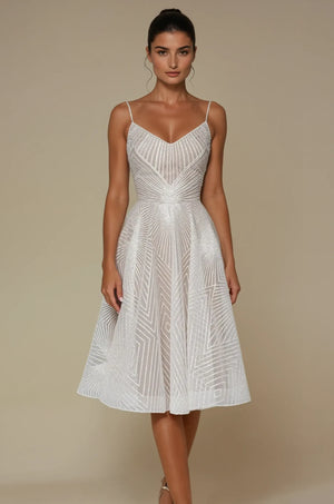 Elegant Celestial Radiance Dress